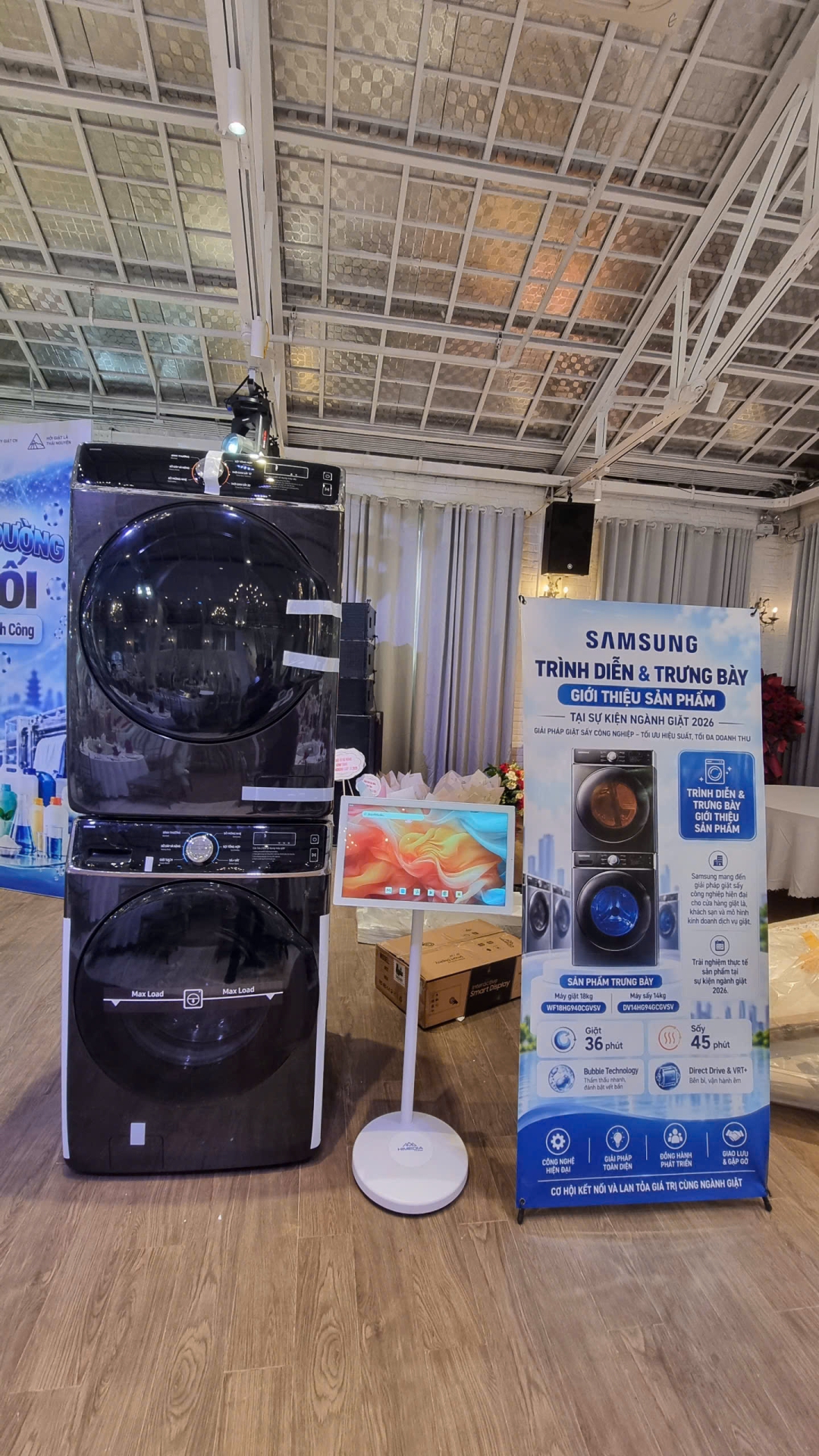 m&aacute;y giặt c&ocirc;ng nghiệp samsung