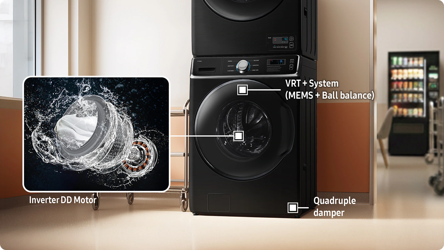 Giặt sấy c&ocirc;ng nghiệp Samsung